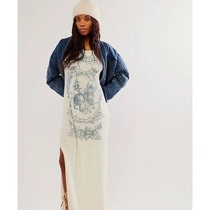 Free people vintage souls bunny maxi dress